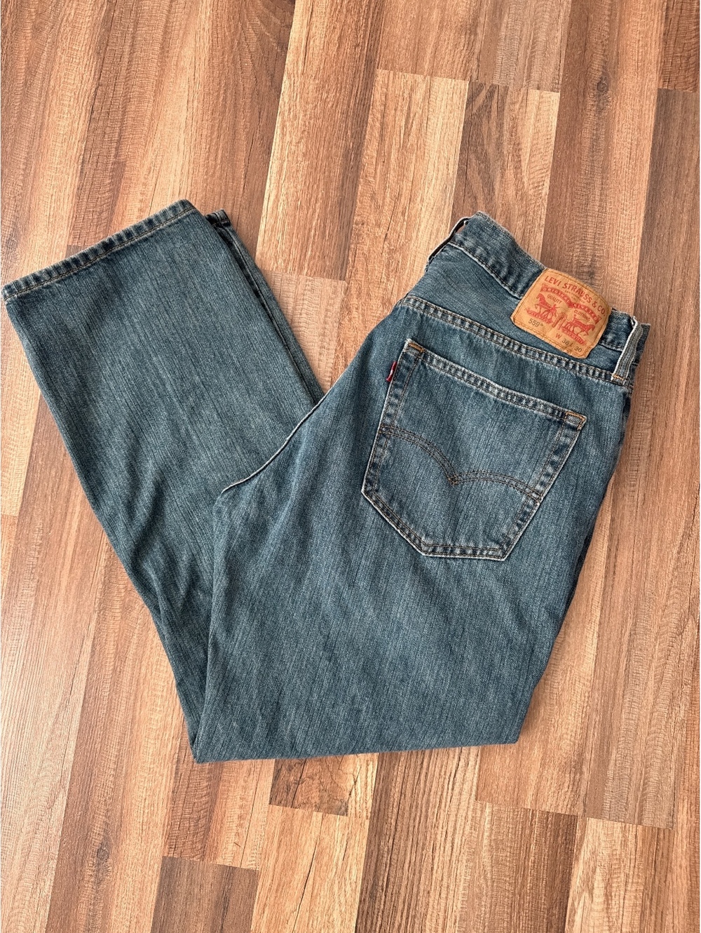 Levi's 559 Relaxed Straight Fit Men's Jeans W36 L30 Blue Denim
